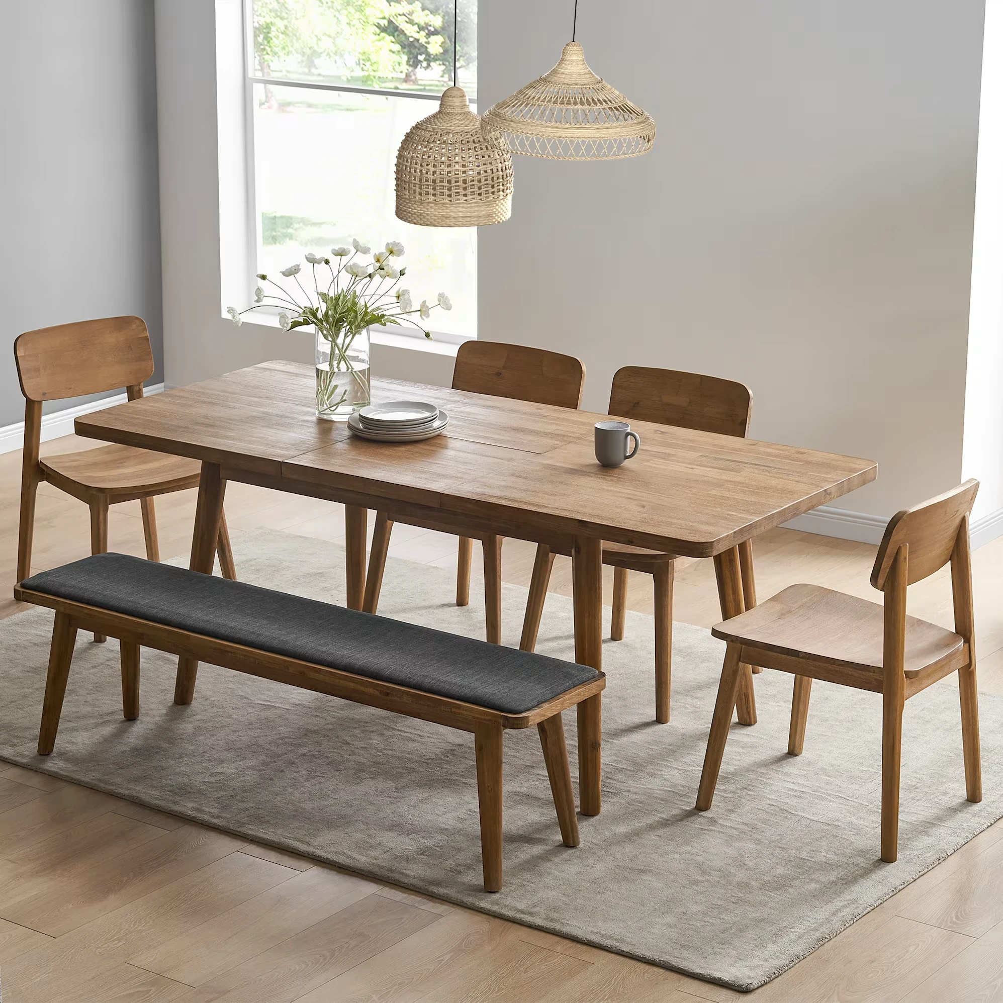Seb Extendable Dining Table, 150-200cm