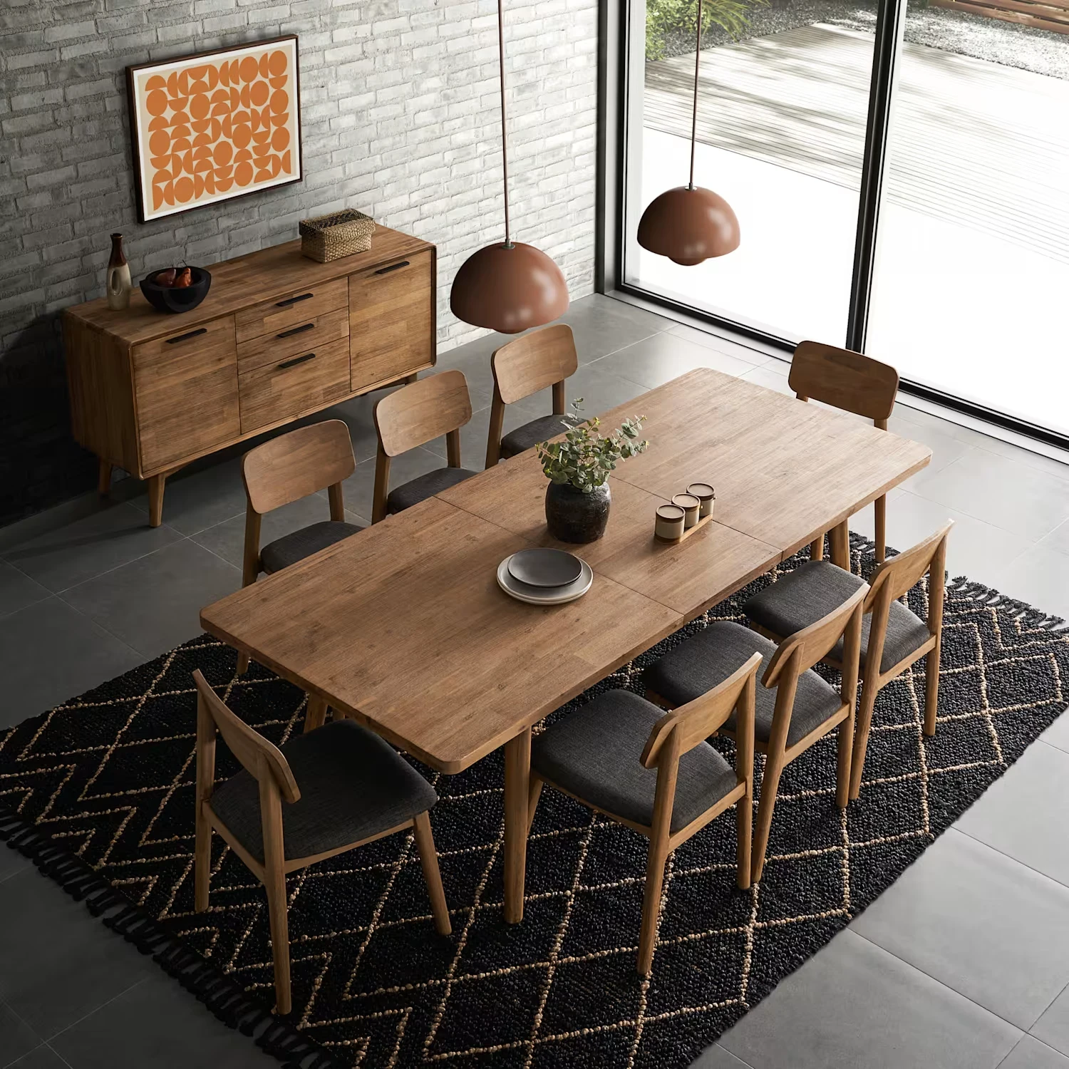 Seb Extendable Dining Table, 190-240cm