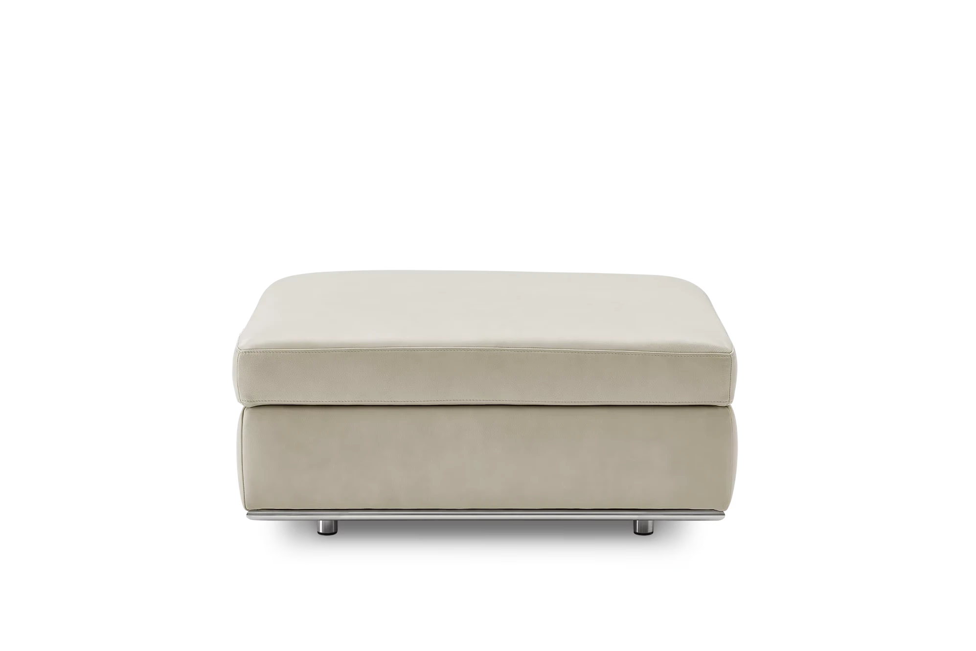 Hamilton Leather Storage Ottoman