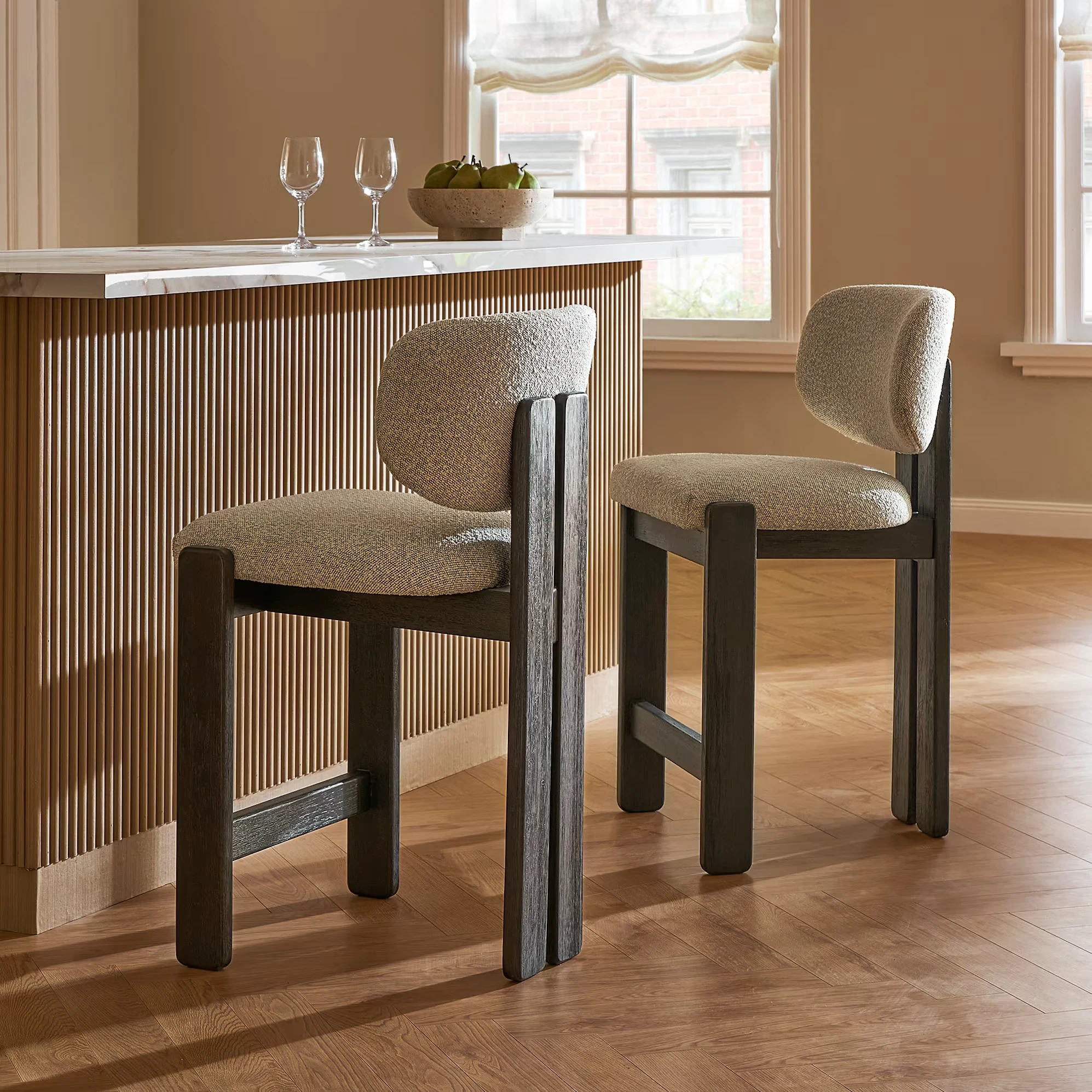 Oslo Performance Bouclé Counter Stool