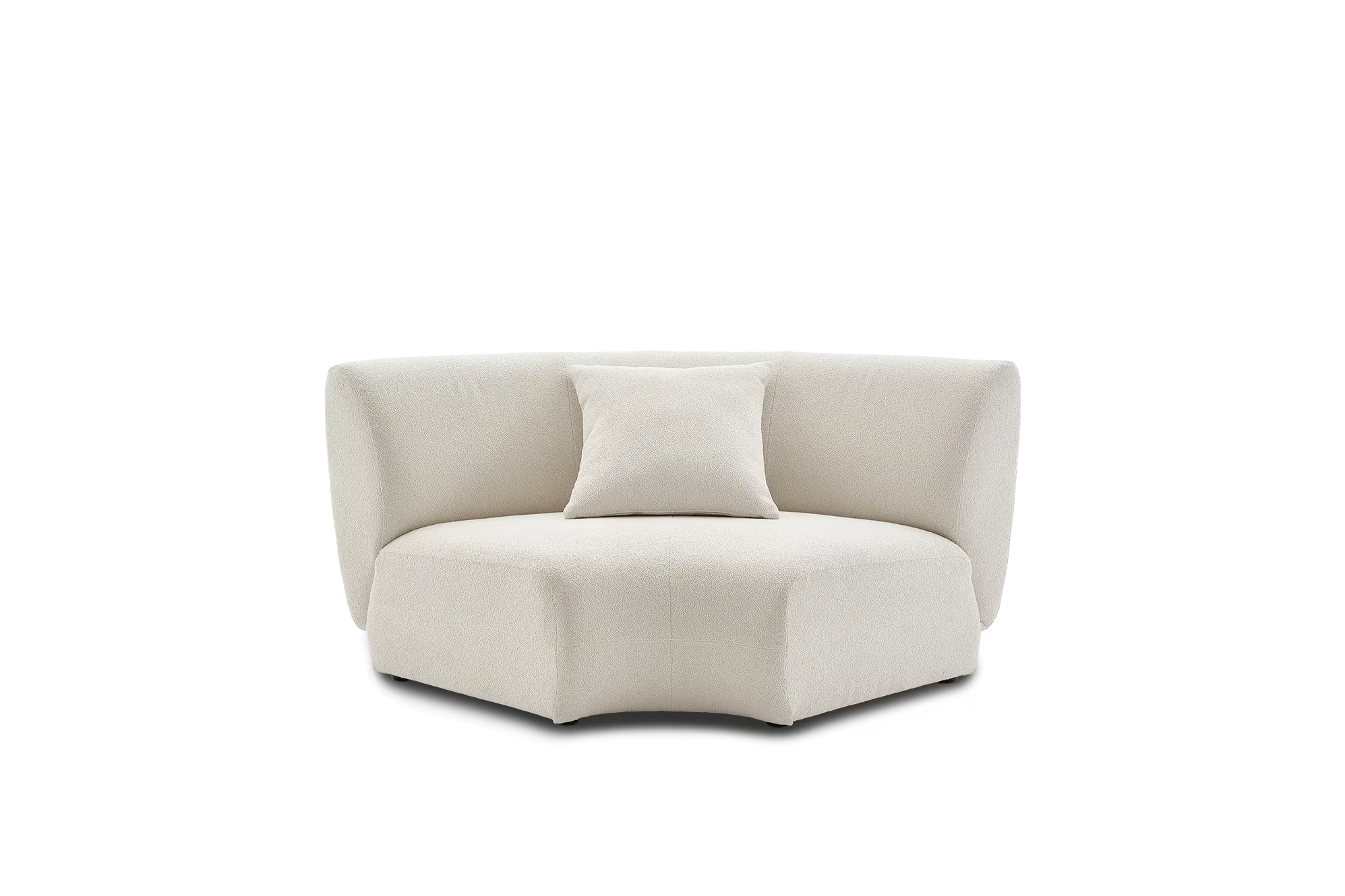 Auburn Performance Fabric Curve Corner Modular Sofa