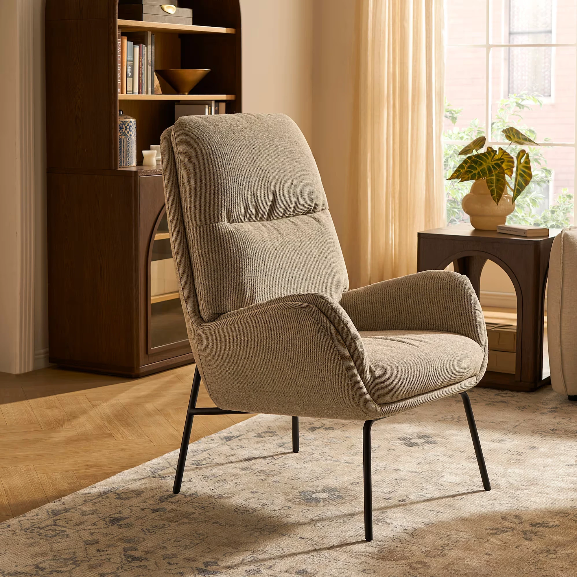 Leon Performance Fabric Armchair