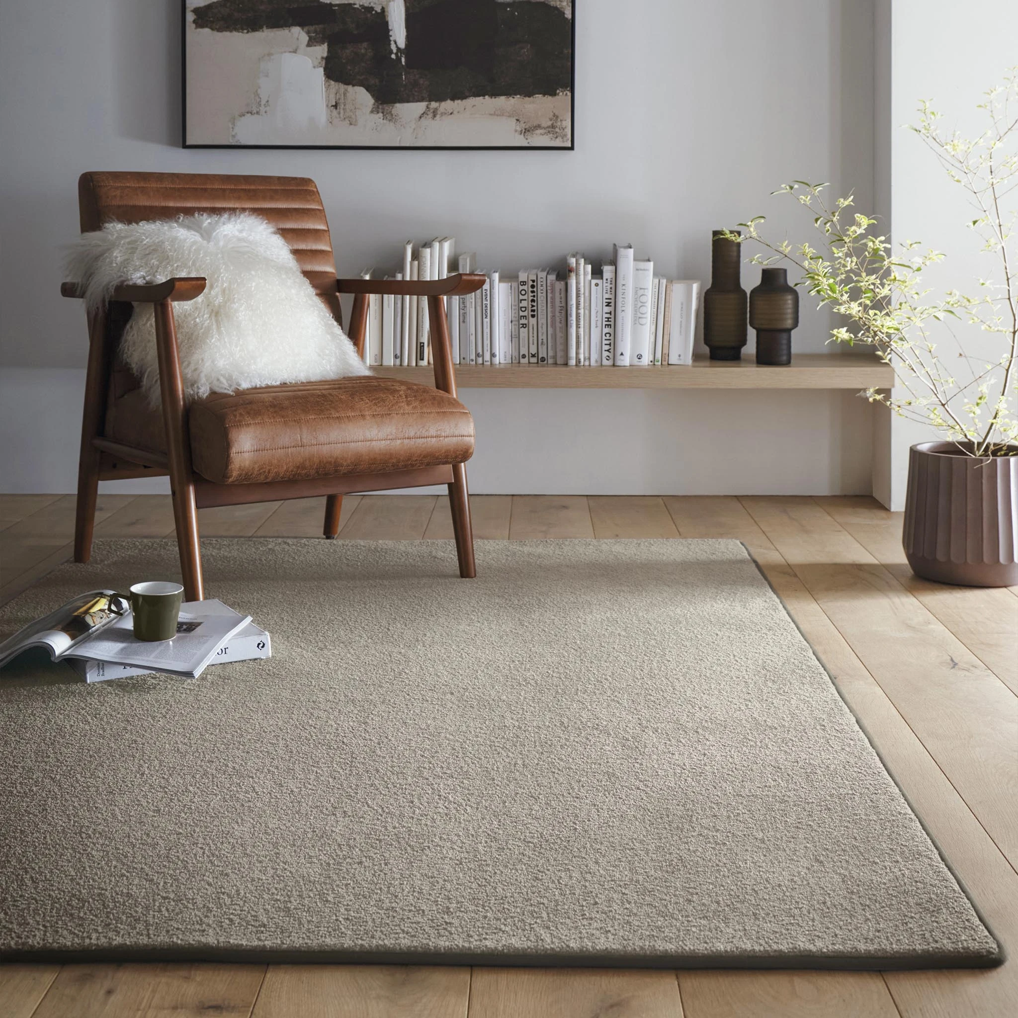 Sense Ghost Grey Washable Rug
