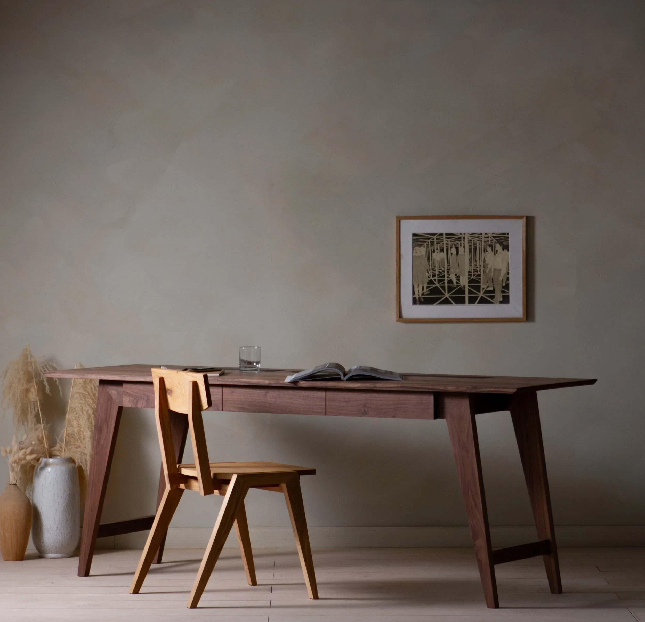 Three Drawer 'Elementary' Desk