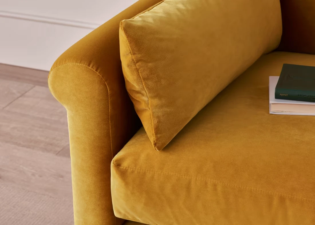 Queenie Sofa - Small - House Fabric - Thatch