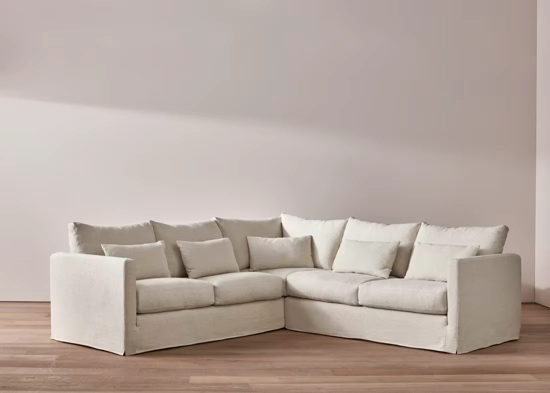 Bruges Corner Sofa - Large Left Hand - House Fabric - Thatch