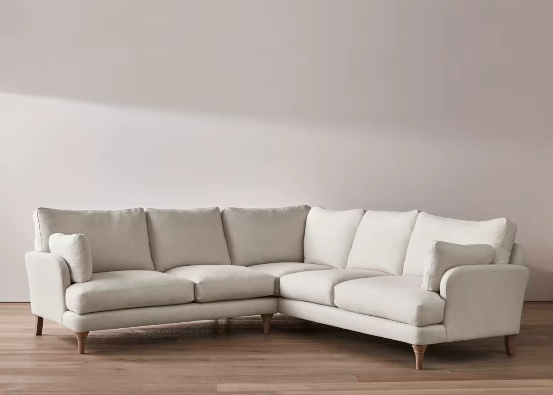 Smithy Corner Sofa - Large Left Hand - House Fabric - Thatch