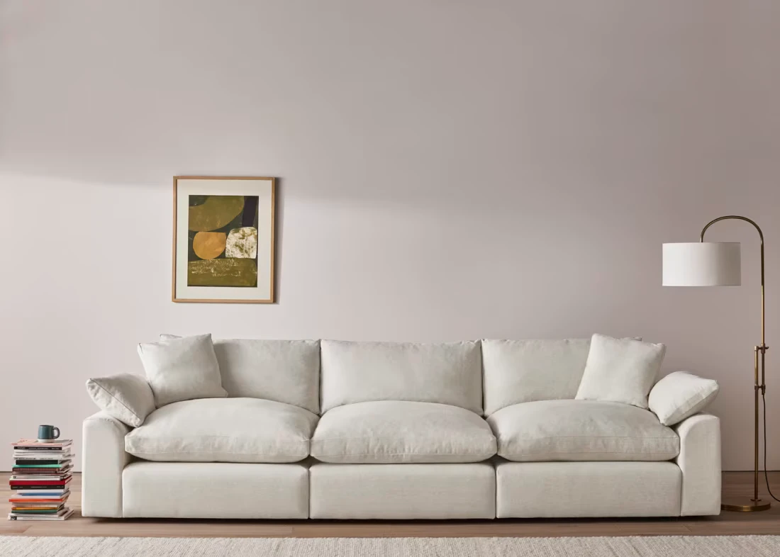 Cuddlemuffin Modular sofa  - Medium - House Fabric - Thatch