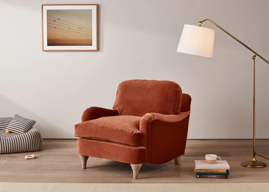 Jonesy Armchair - Armchair - House Fabric - Thatch