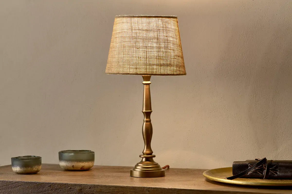 Lele Solid Brass Table Lamp
