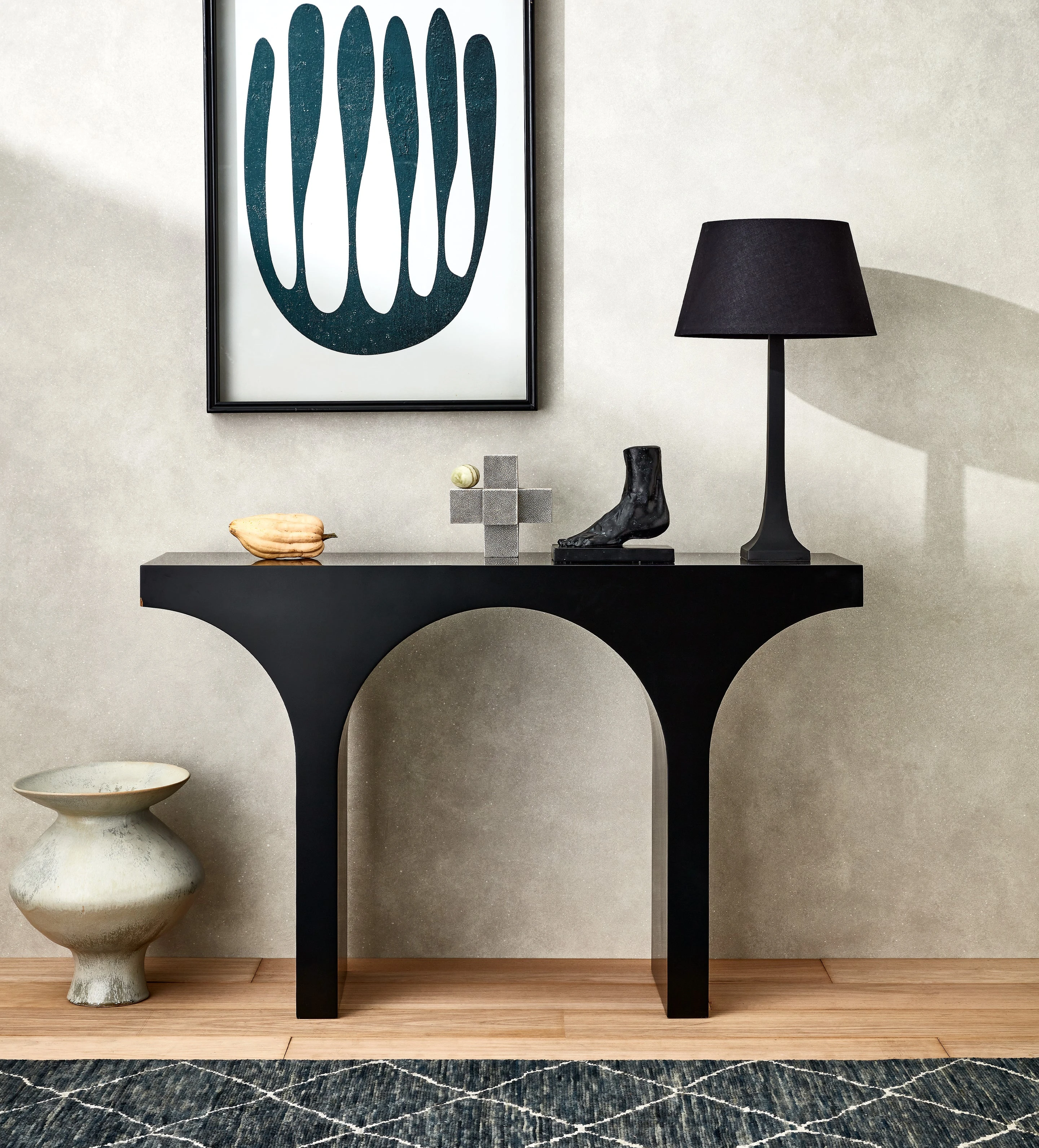 Anio Console Table - Ebony