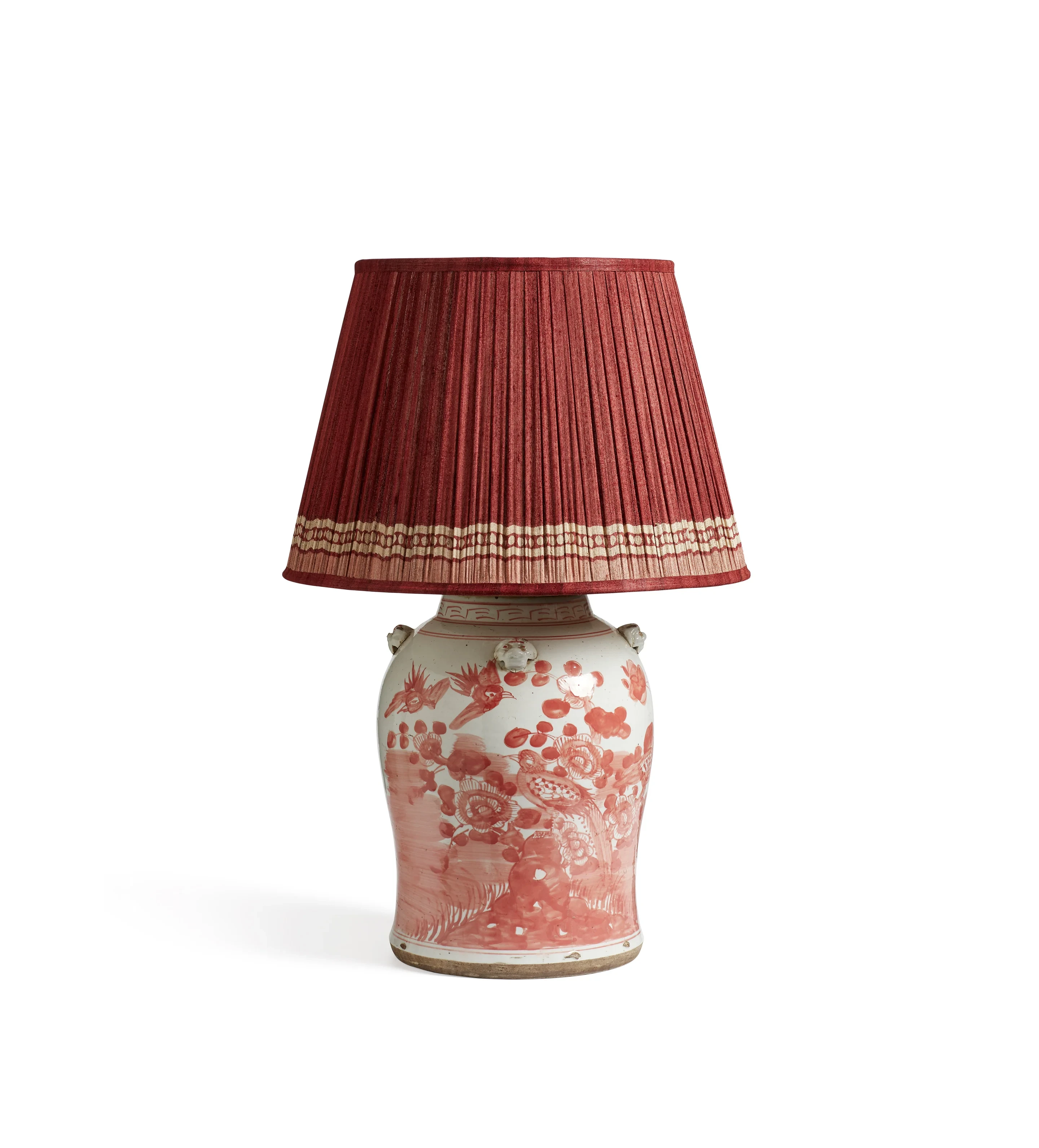 Fenghuang Table Lamp - Red/White