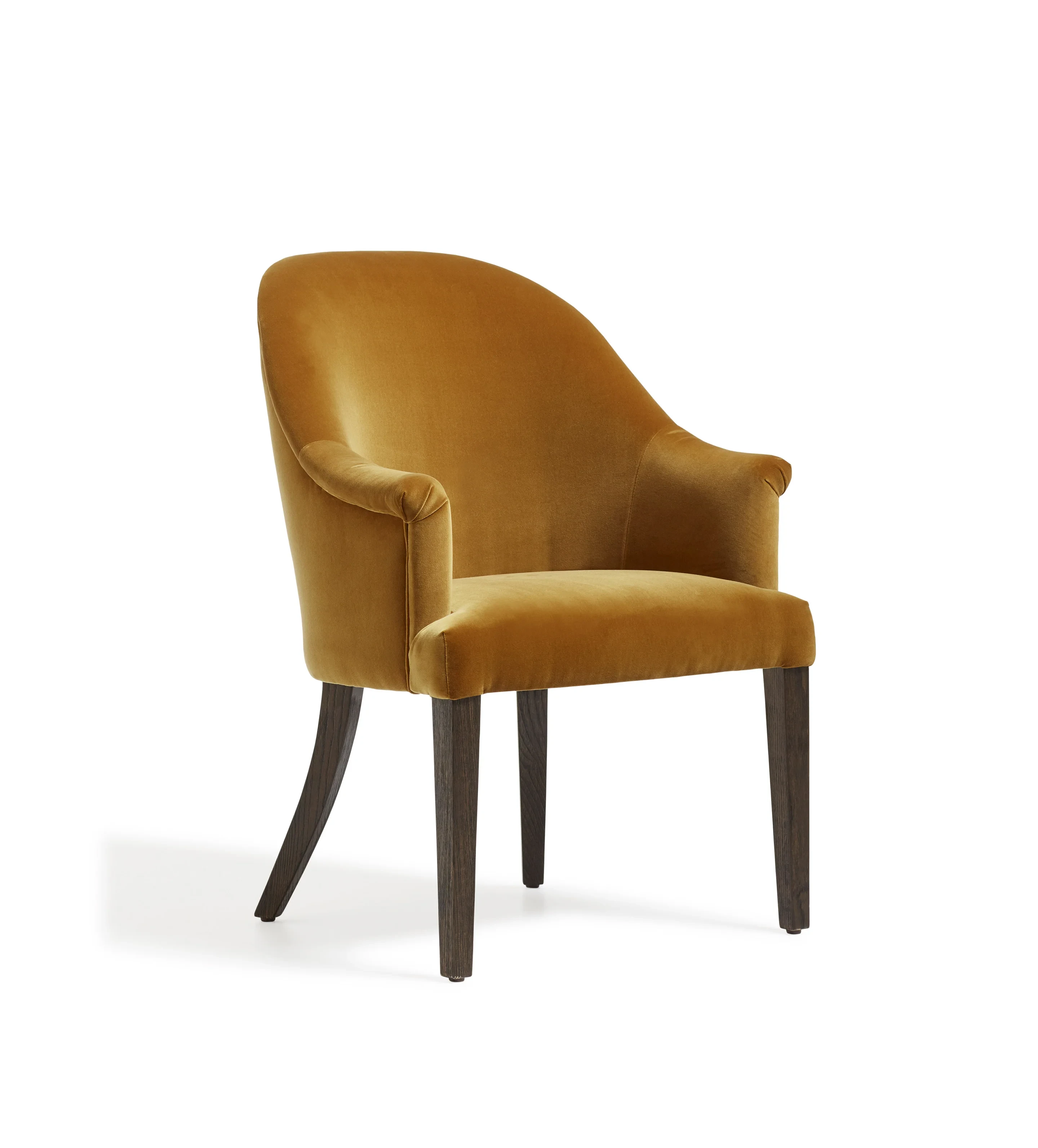 Brantwood Velvet Dining Chair - Camel
