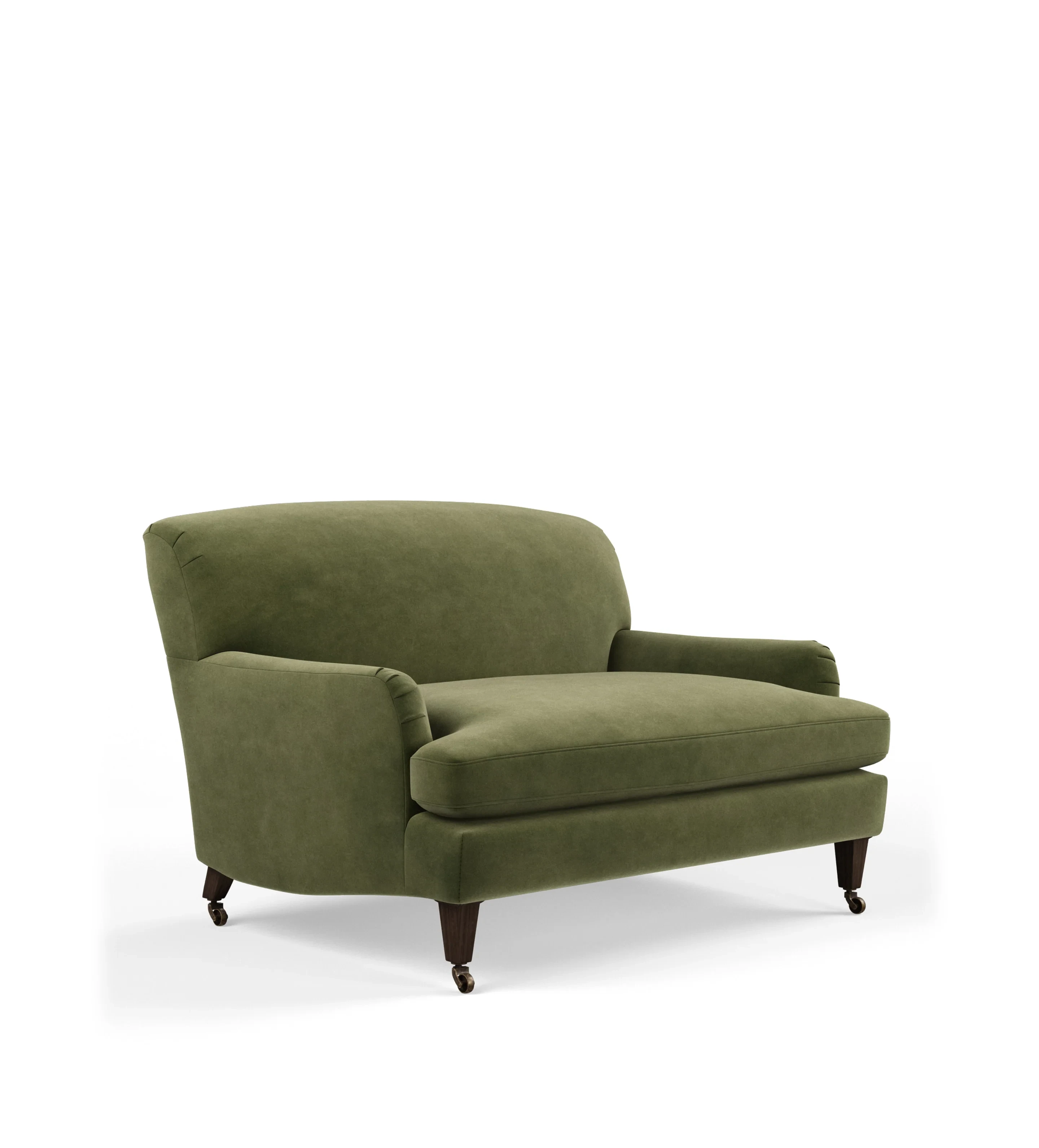 Coleridge 2-Seater Sofa with Fixed Velvet Cover - Spruce