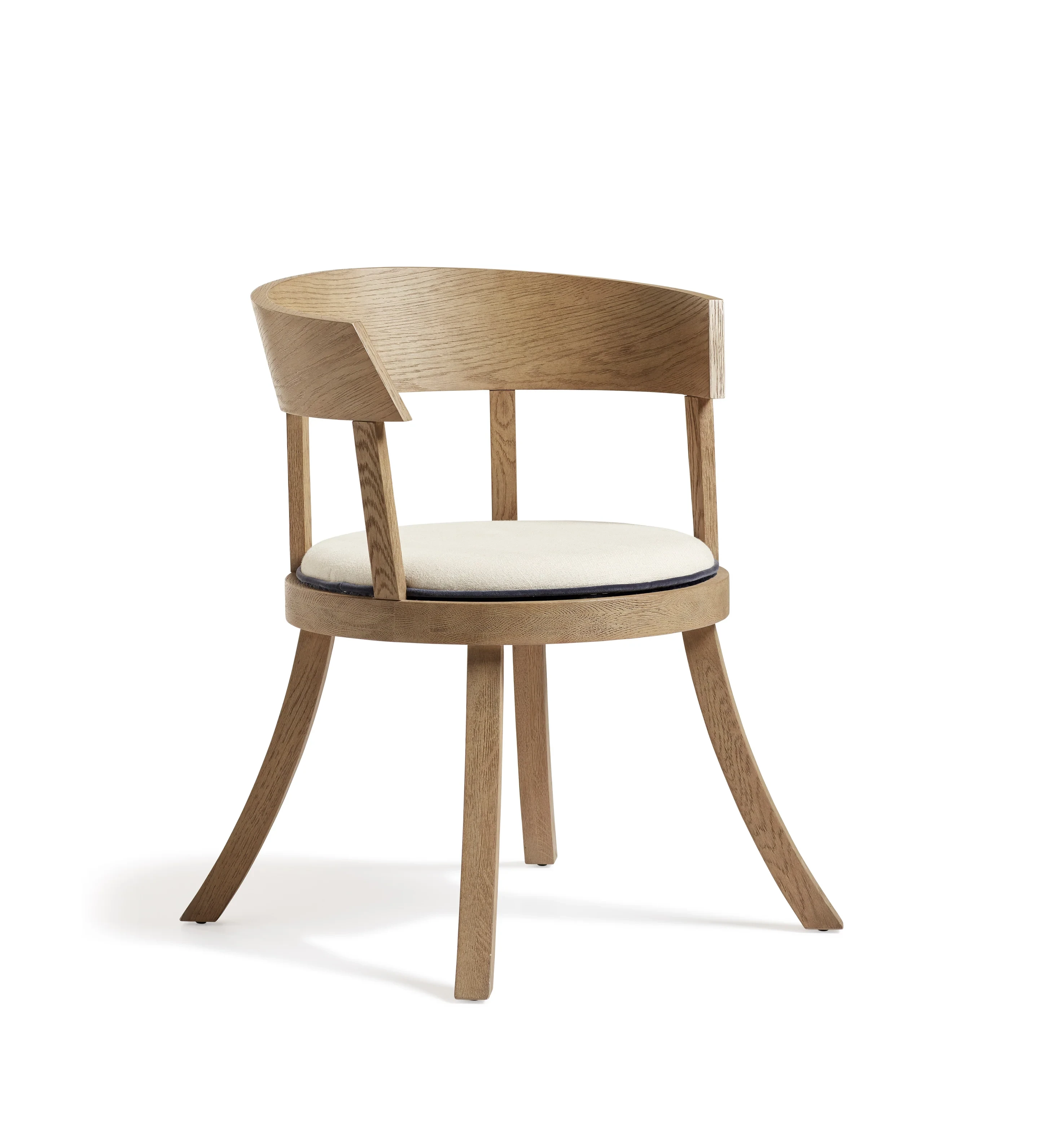 Rhodri Dining Chair - Weathered Oak