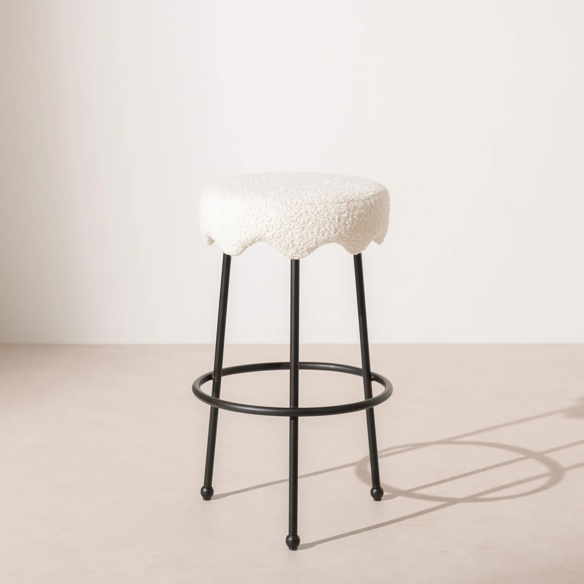 No.17 The Honore Scalloped Bar Stool