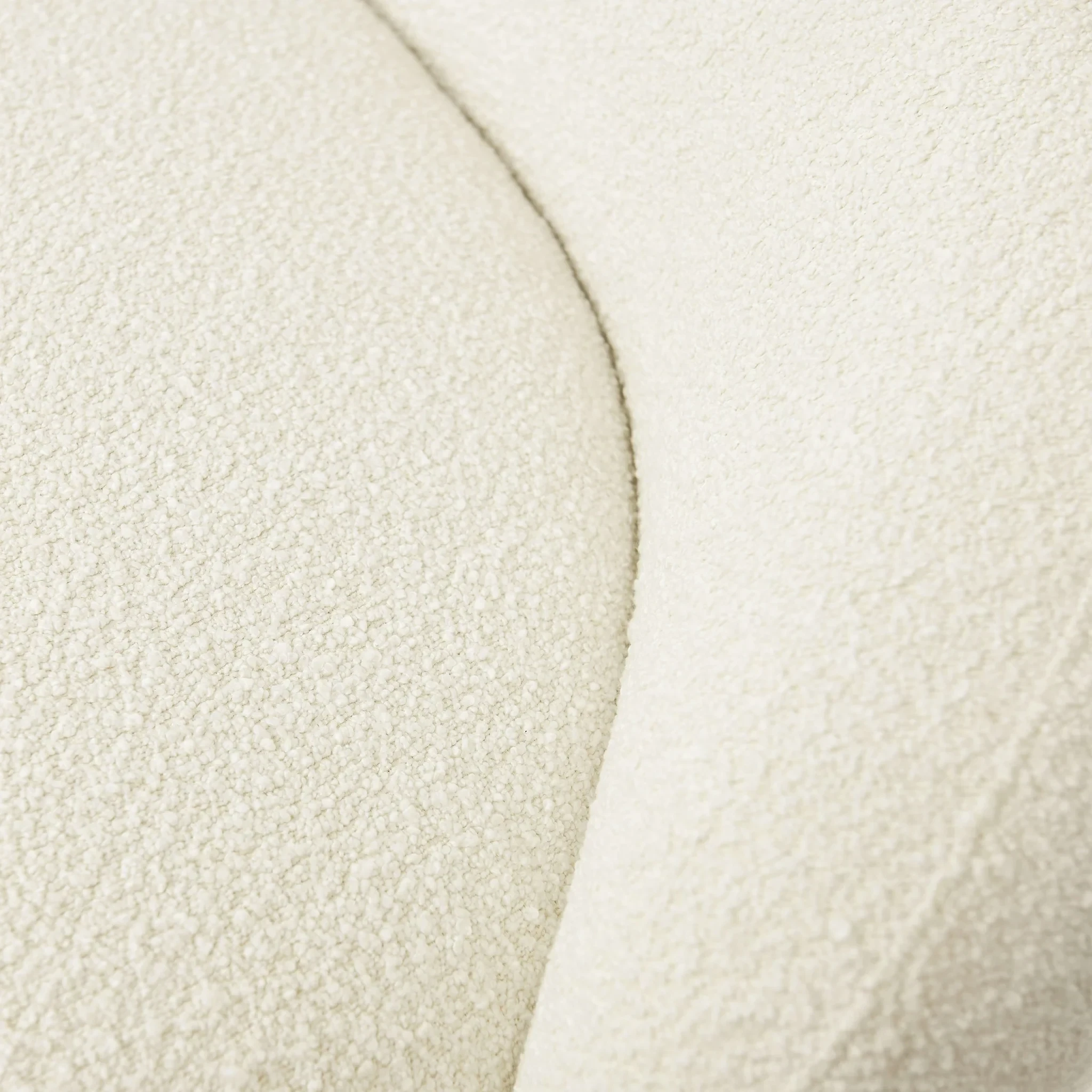 Boucle Curved Sofa