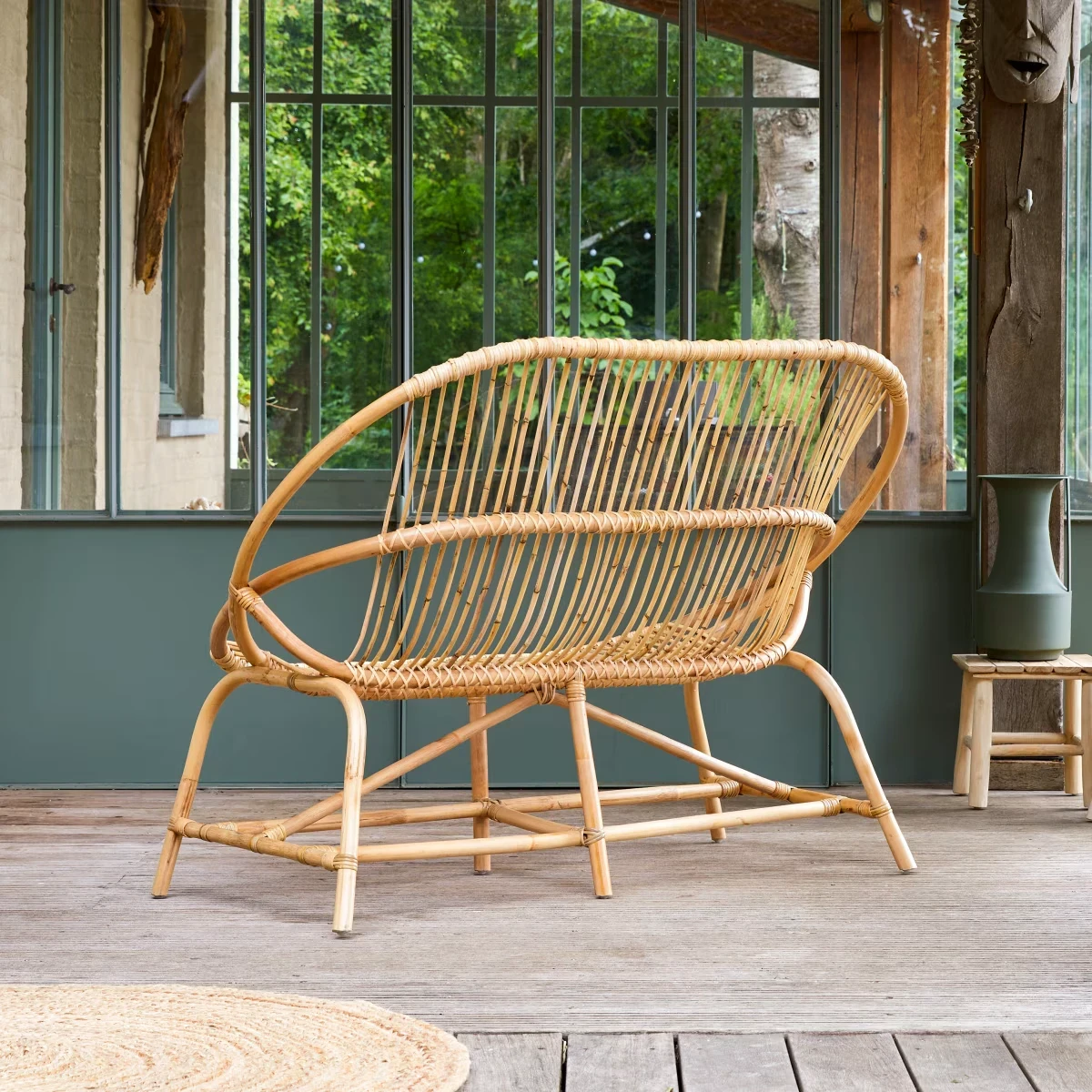 Leontie - Garden sofa in rattan