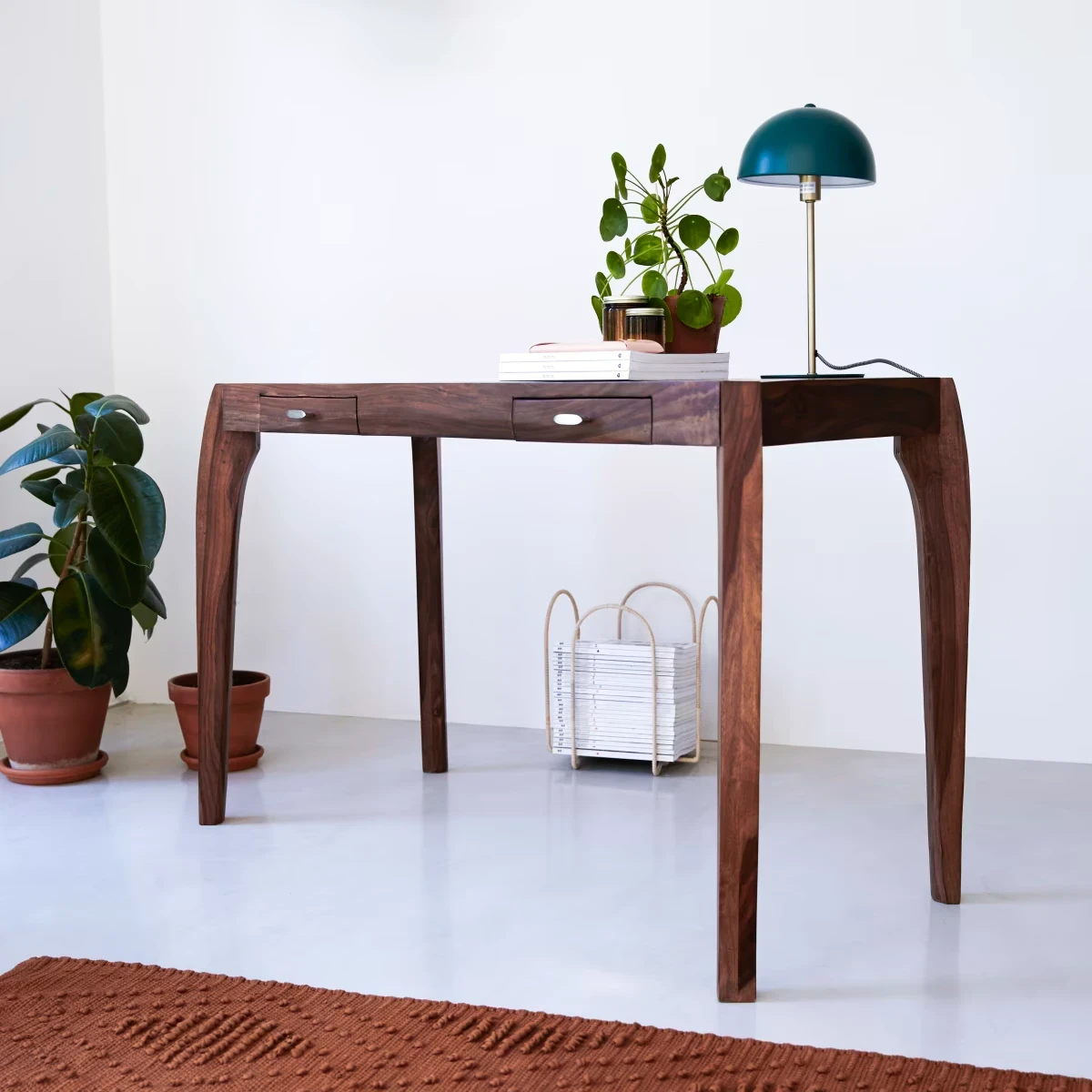 Luna - Desk in solid sheesham