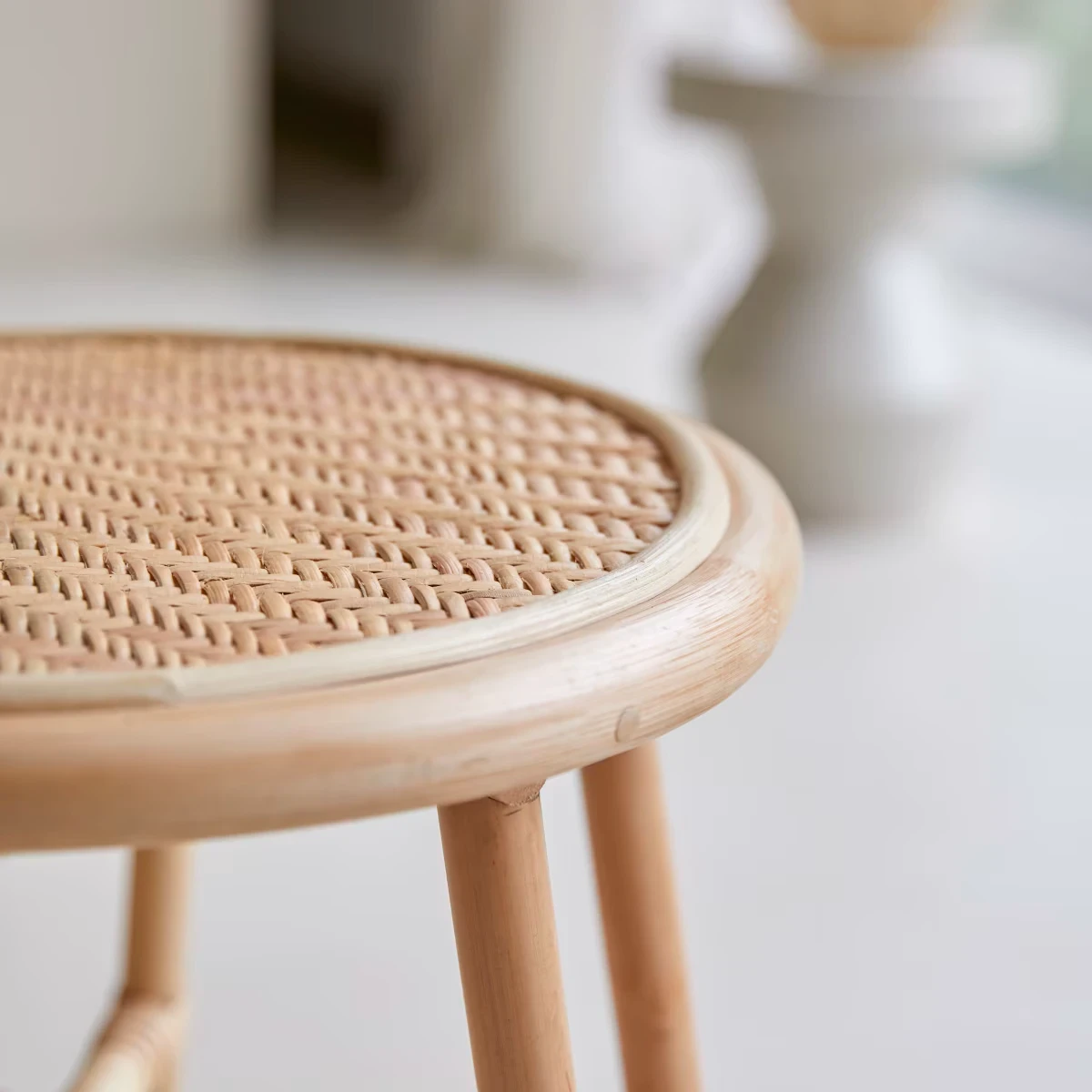 Lina Rattan Side Table