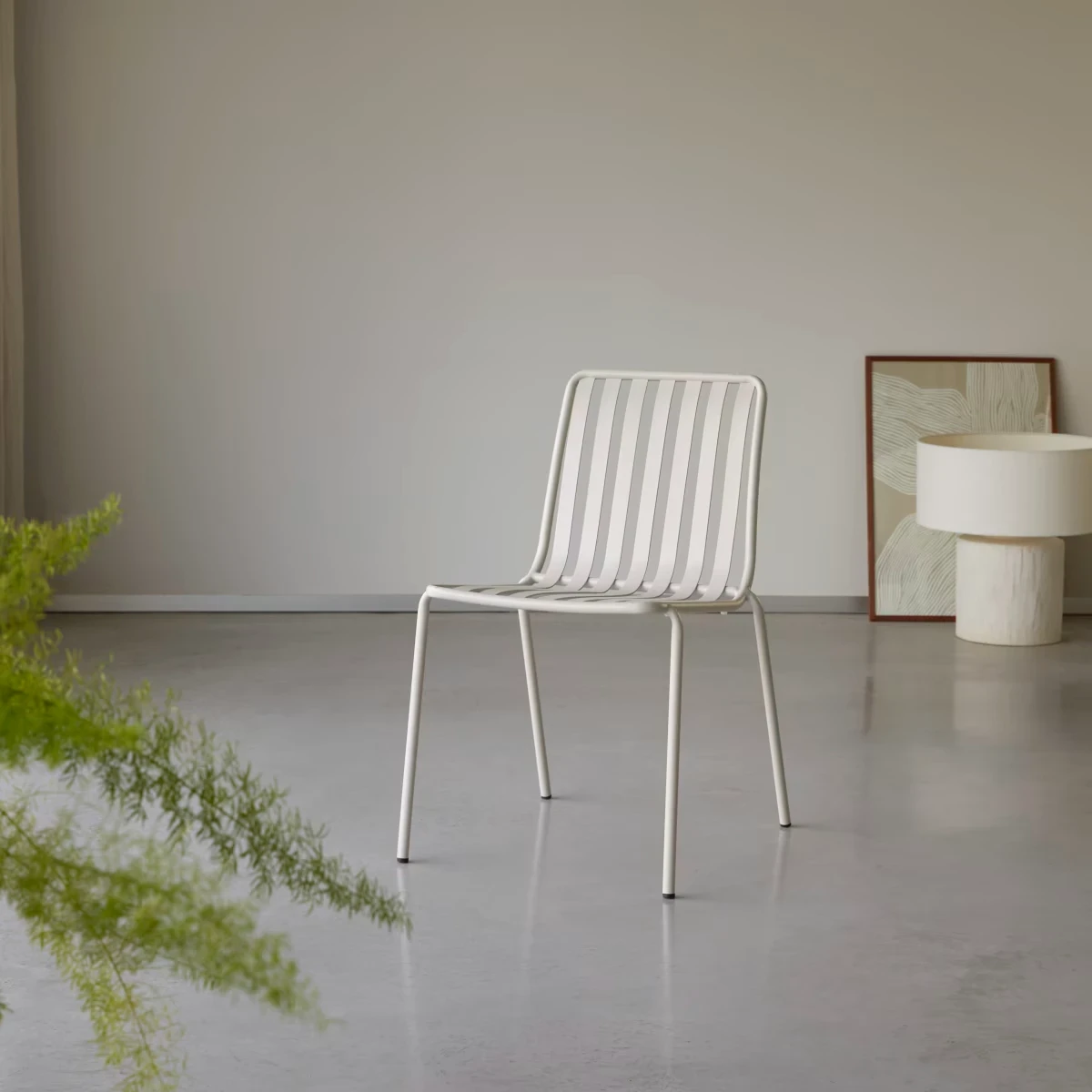 Gaby Metal chair, cream