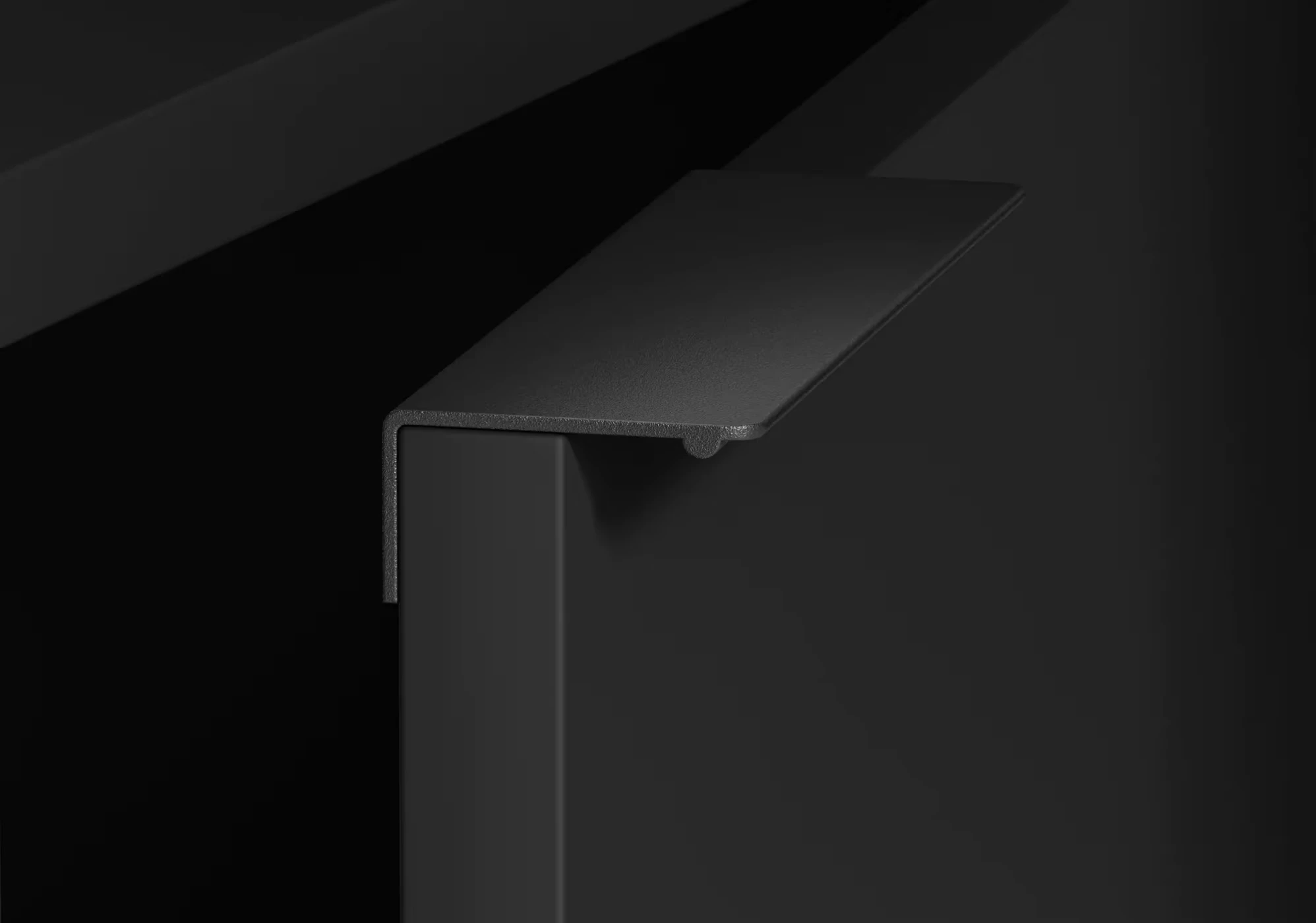 Bookcase in Premium Black with Backpanels